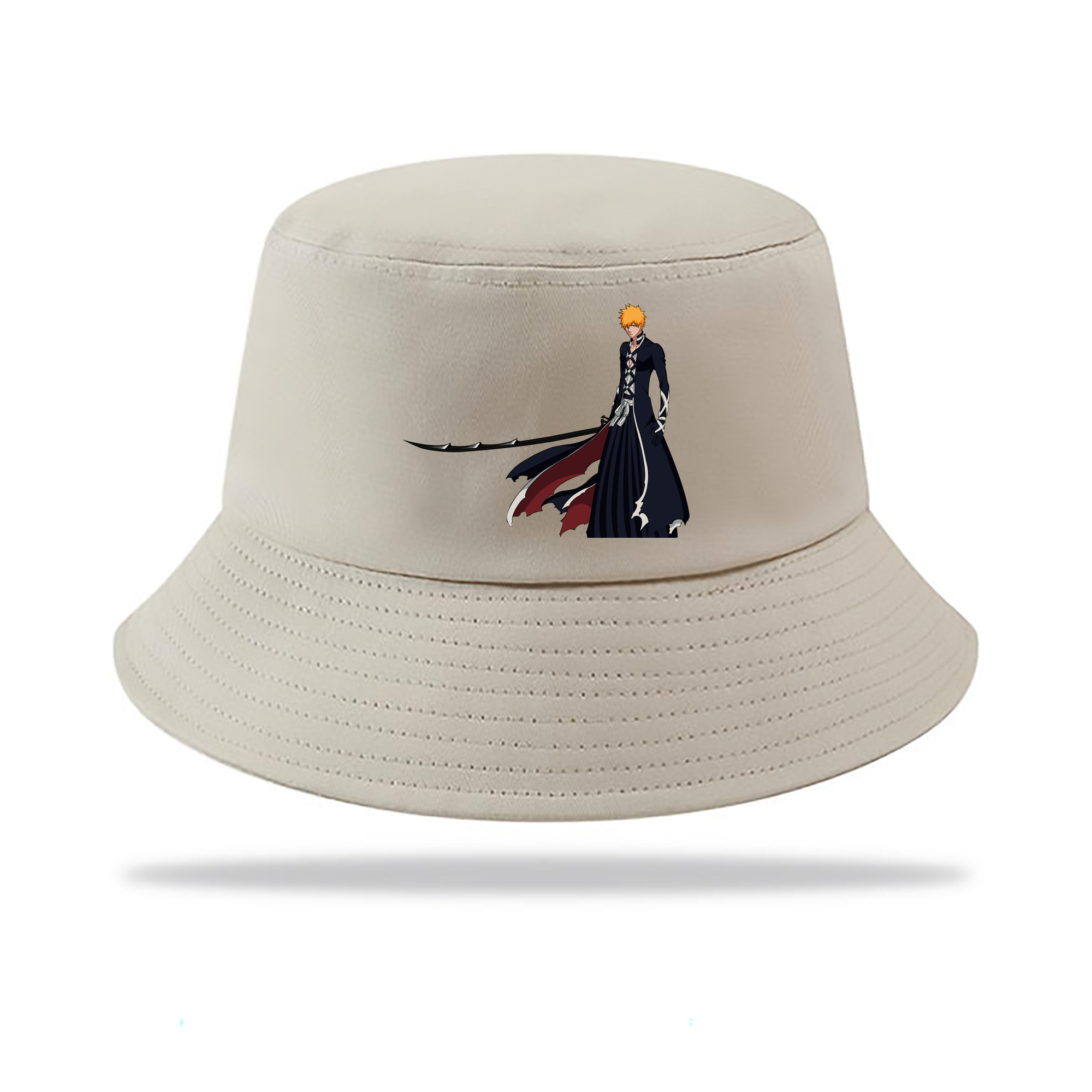 （画像用） ブリーチ 黒崎一護（くろさき いちご）BLEACH Kurosaki Ichigo アウトドア日除けバケットハット